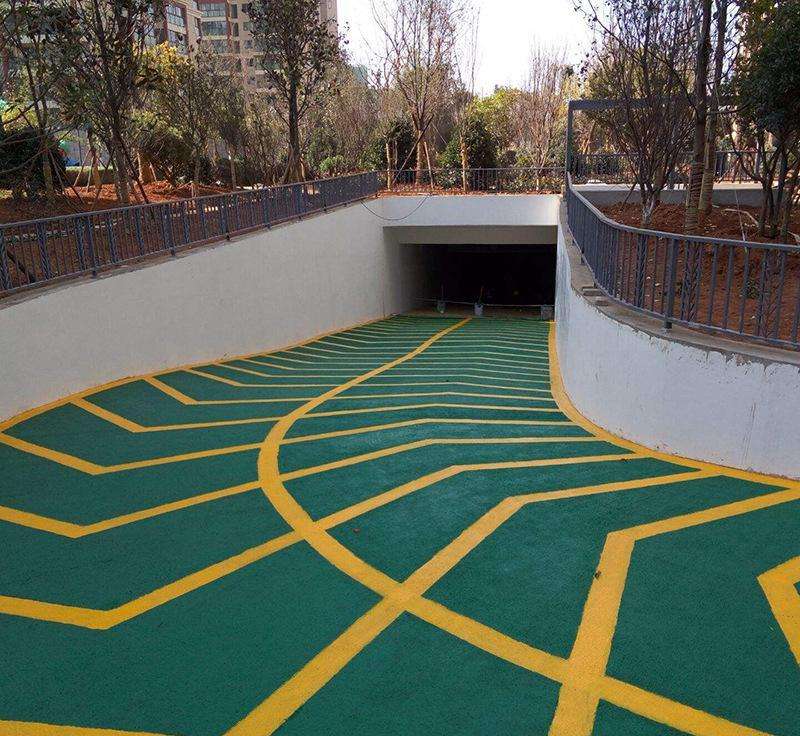 環(huán)氧車庫坡道，防滑地坪